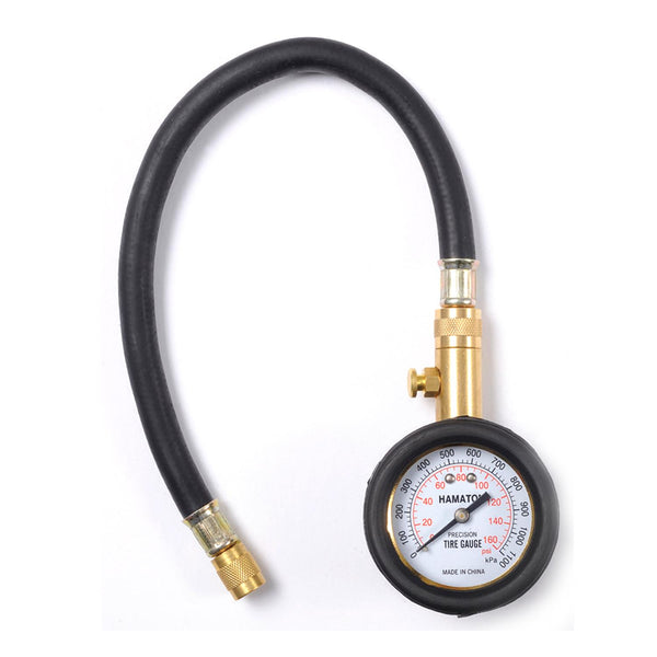 Xtra-Seal Dial Air Gauge (psi & kPa) with 14″ Hose, 0 – 160 psi XTR17917