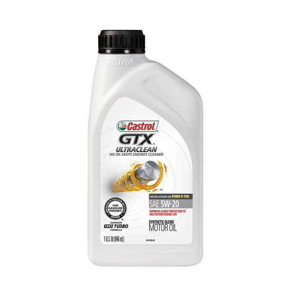 Castrol GTX Ultraclean 5W20 Synthetic Blend Motor Oil 6/1QT #CAS12107