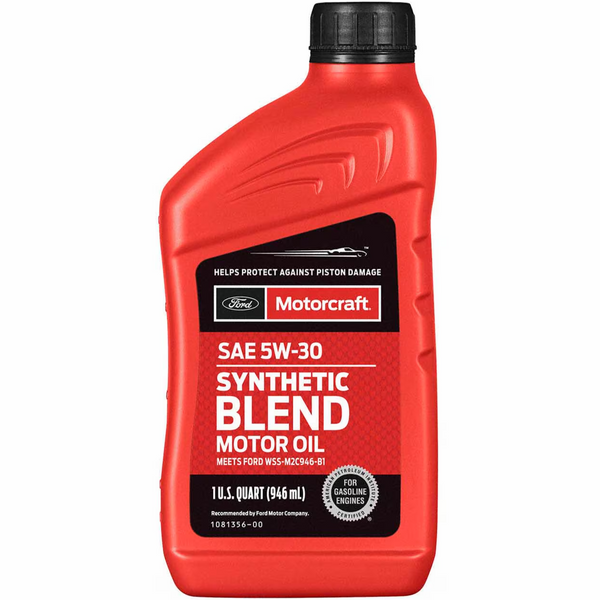 Motorcraft 5W‑30 Synthetic Blend MOT530 QT / MOT530GAL GL