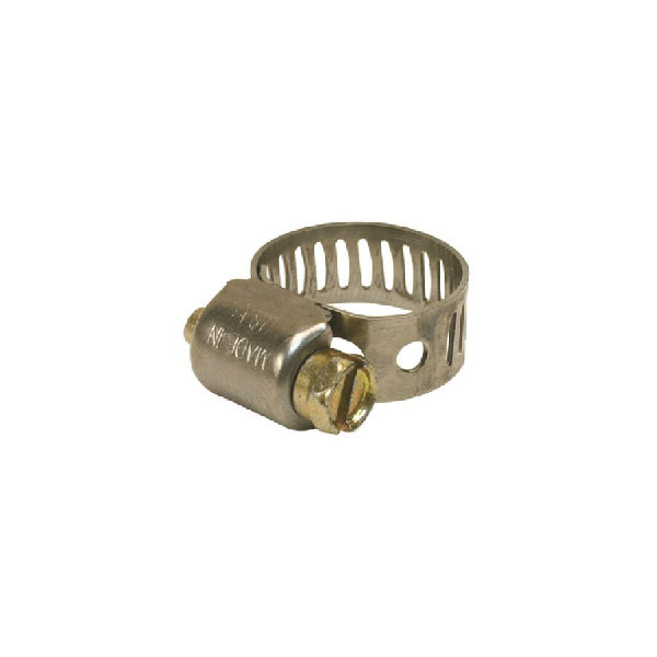 BREEZE MINI HOSE CLAMP 7/16 IN. #6 TO 25/32 IN. RANGE, ZINC-PLATED STEEL HEX #3506