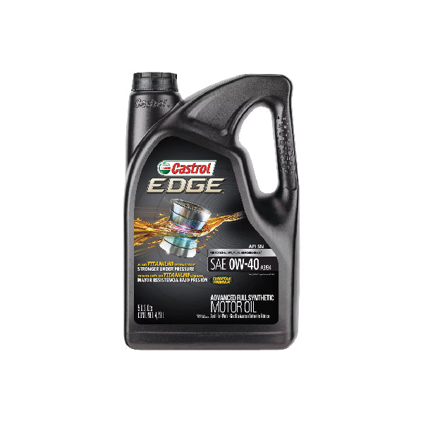 Castrol EDGE Euro 0W40 A3/B4 Advanced Full Synthetic Motor Oil 5QT #CAS040GL