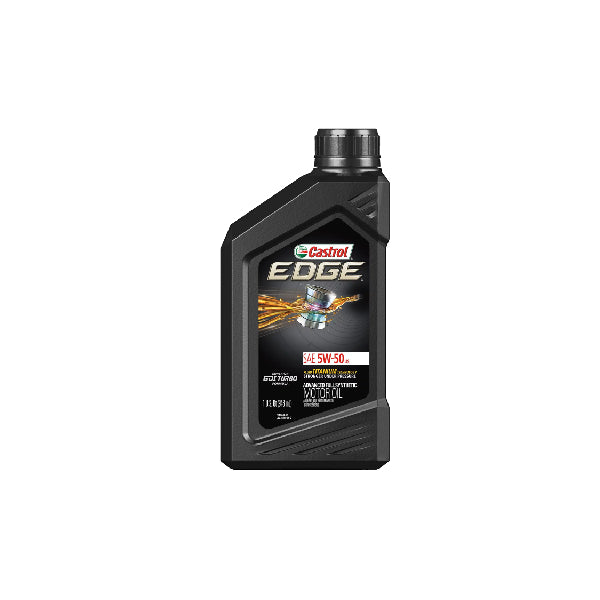 Castrol EDGE 5W50 Advanced Full Synthetic Motor Oil 6/1QT #CAS06250