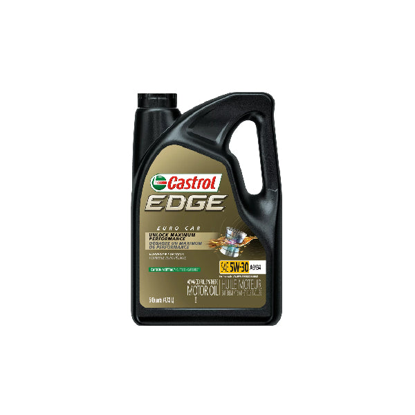 Castrol EDGE Euro 5W30 A3/B4 European Advanced Full Synthetic Motor Oil 5QT #CAS1597BE