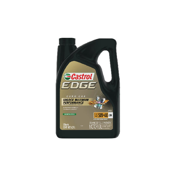 Castrol EDGE Full Synthetic Engine Oil 5W40 5QT #CAS15D934