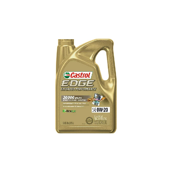 Castrol EDGE Extended Performance 0W20 Advanced Full Synthetic Motor Oil 5QT #CAS020SYNGOLD