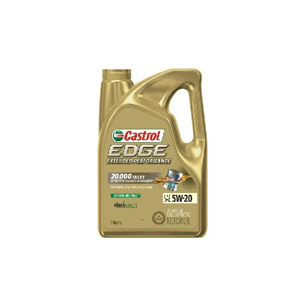 Castrol EDGE Extended Performance 5W20 Advanced Full Synthetic Motor Oil 5QT #CAS520SYNGOLD