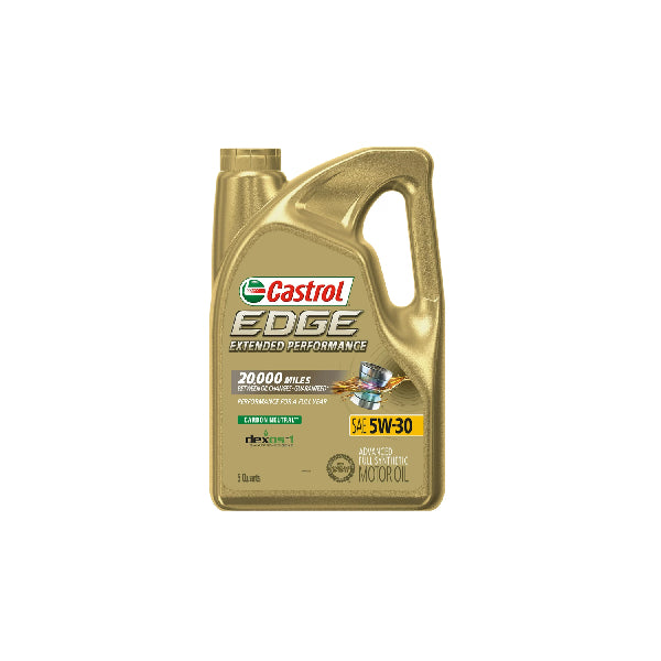 Castrol EDGE Extended Performance 5W30 Advanced Full Synthetic Motor Oil 5QT #CAS530SYNGOLD