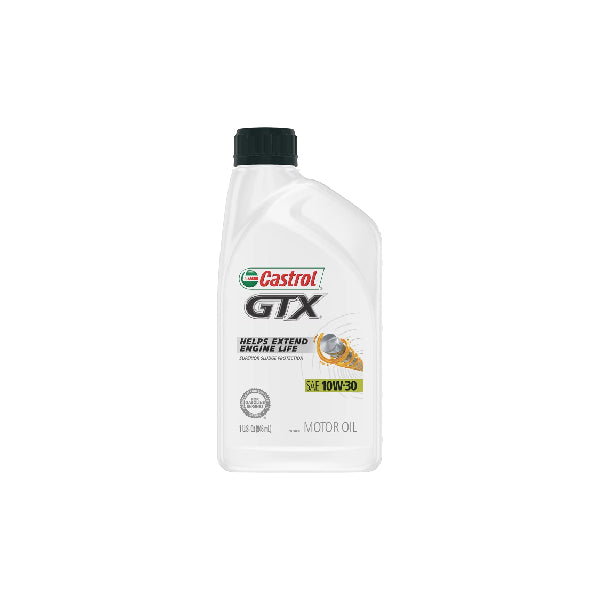 Castrol GTX 10W30 Conventional Motor Oil 6/1QT #CAS092