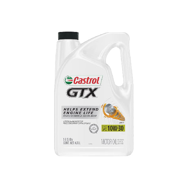 Castrol GTX 10W30 Conventional Motor Oil 5QT #CAS03093C