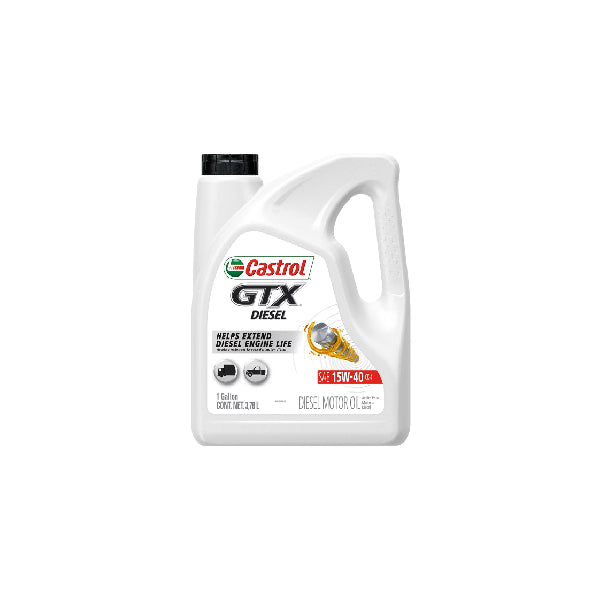 Castrol GTX CK-4 Conventional Diesel Motor Oil 15W40 4QT #CAS03849C