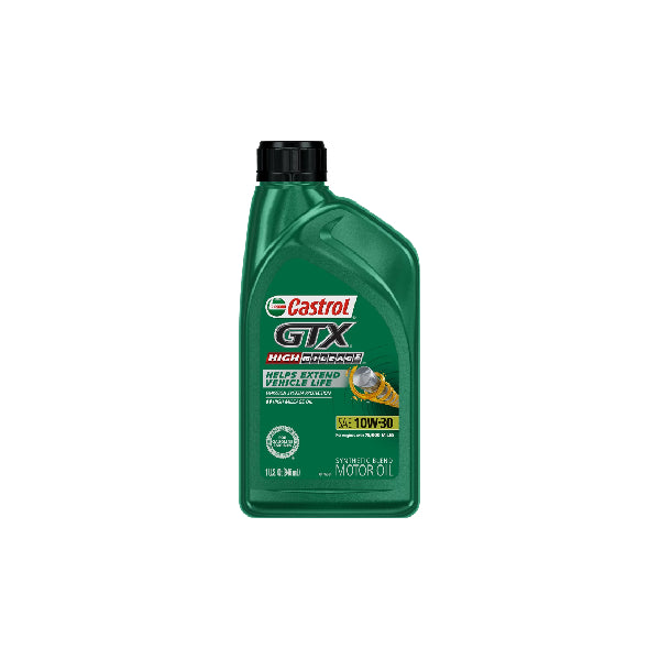 Castrol GTX High Mileage 10W30 Synthetic Blend Motor Oil #CAS450