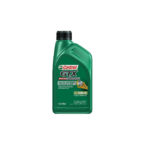 Castrol GTX High Mileage 10W40 Synthetic Blend Motor Oil #CAS460