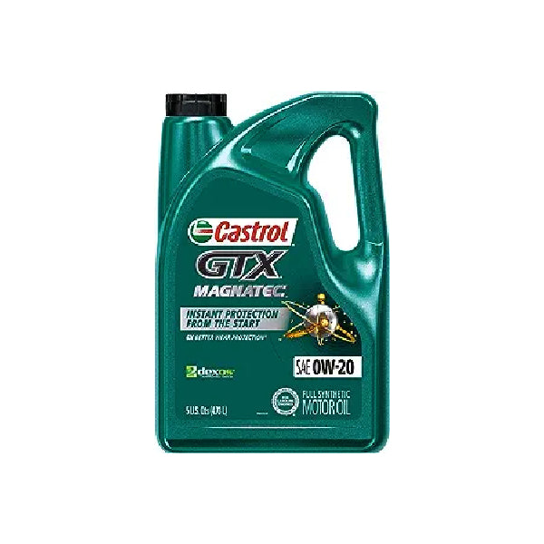 Castrol GTX MAGNATEC 0W20 Full Synthetic Motor Oil 5QT #CAS1594C7