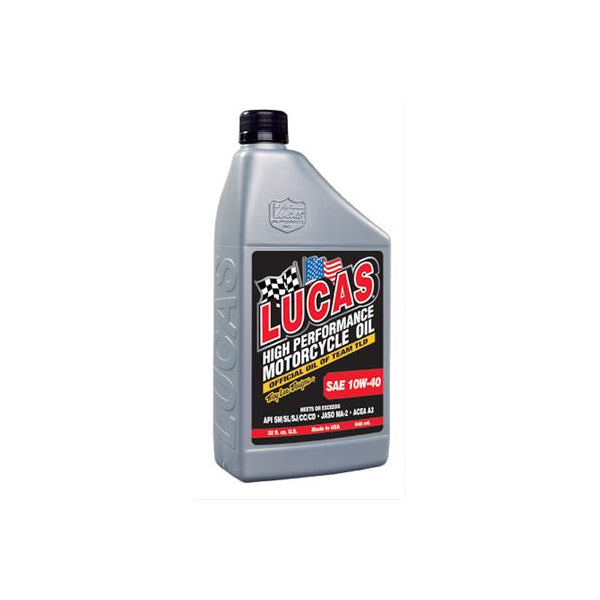 Lucas High Performance Motorcycle Oil 10W40 #10767