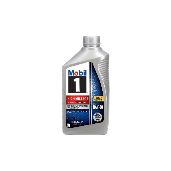 Mobil 1 High Mileage Full Synthetic Motor Oil 10W30 #MOB1030HM