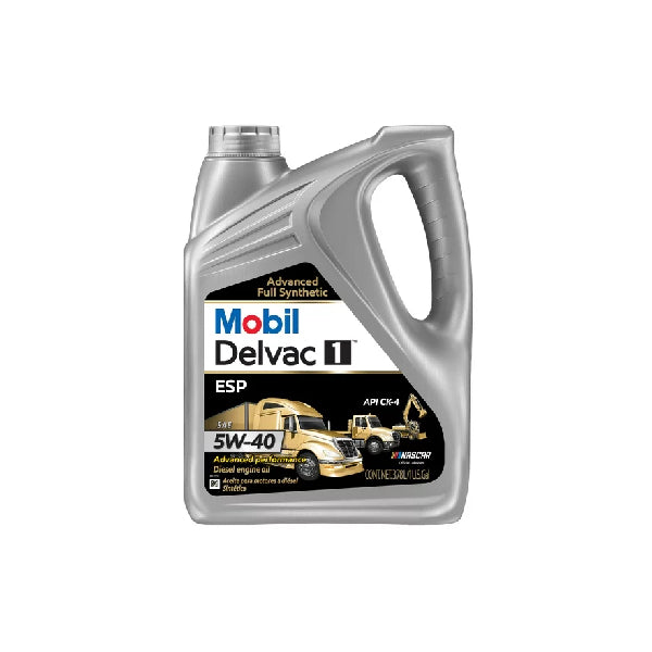 Mobil Delvac 1 ESP Heavy Duty Full Synthetic Diesel Engine Oil 5W40 #MOB122271