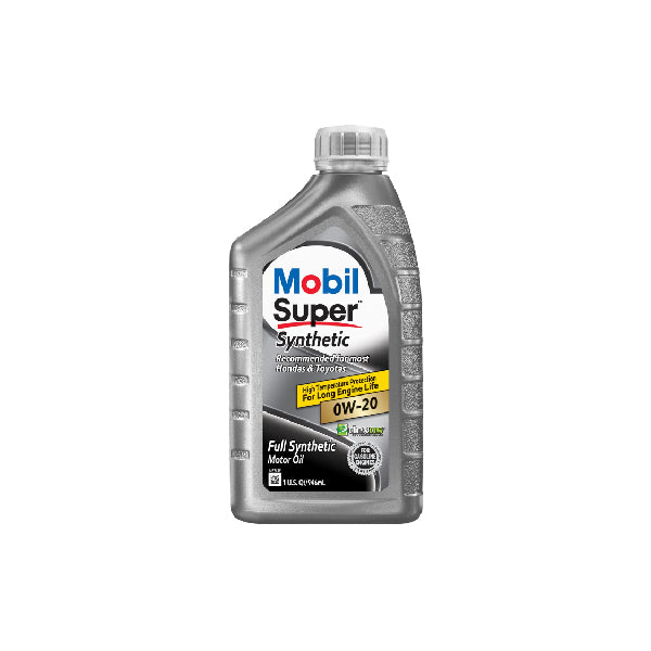 Mobil Super Synthetic Motor Oil 0W20 Full Synthetic 1Qt #MOB123085