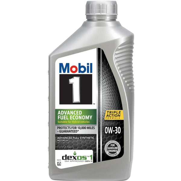 Mobil 1™ Advanced Fuel Economy 0W-30 MOB112746 QT / MOB120761 GL