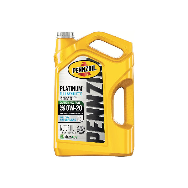 PENNZOIL PLATINUM FULL SYNTHETIC 0W20 5QT GL # PZ550046127