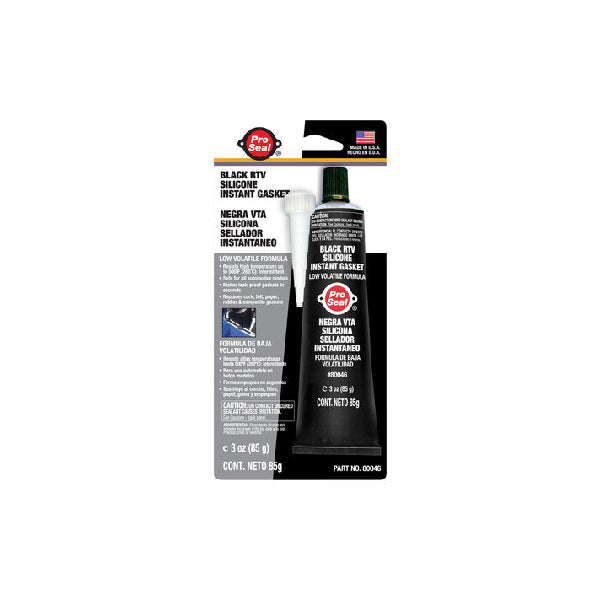 PRO SEAL BLACK RTV SILICONE - 3 OZ. #80046