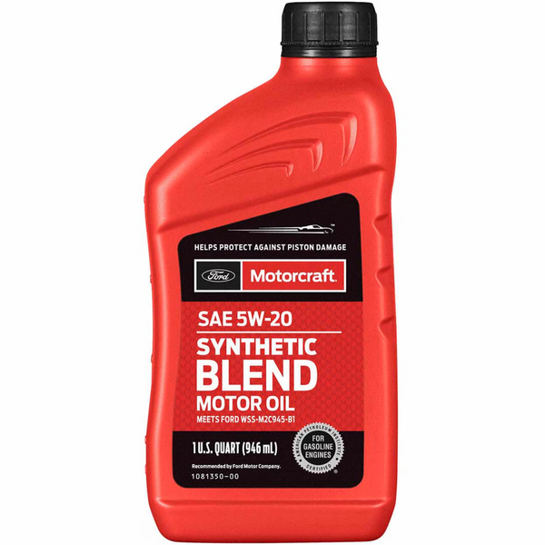 Motorcraft 5W‑20 Synthetic Blend MOT520 QT / MOT520GAL GL