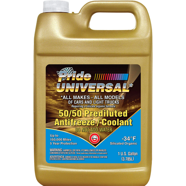 Pride Universal Concentrated Extended Life Antifreeze / Coolant Gold PRIDE84