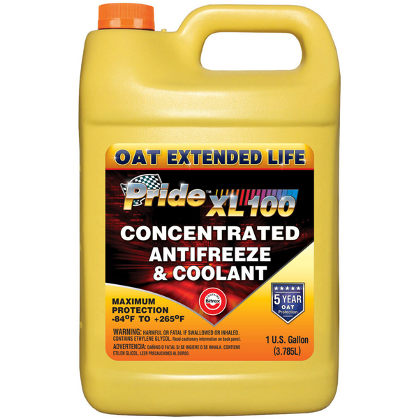 Pride XL 100 Concentrated Antifreeze / Coolant Orange PRIDEXL100
